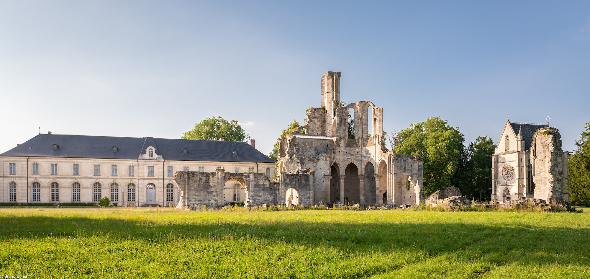 Domaine de Chaalis - extérieurs parc et ruines de l'abbatiale