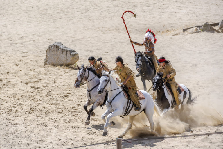 3. L'Attaque du Train spectacle à la Mer de Sable © S.CAMBON