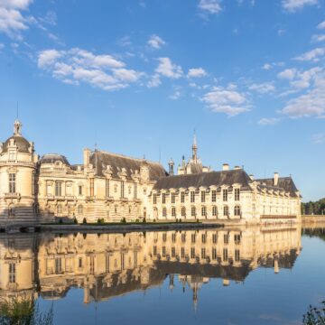 chateau de chantilly vu de l'extérieur