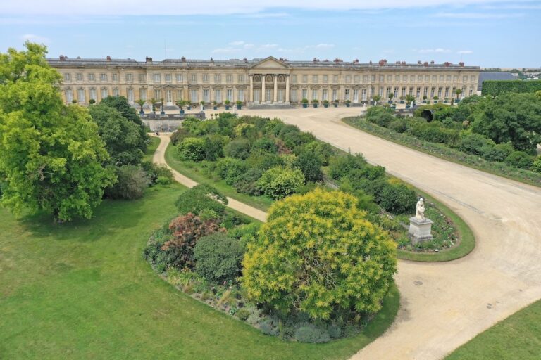 château de compiègne vue extérieure et parc