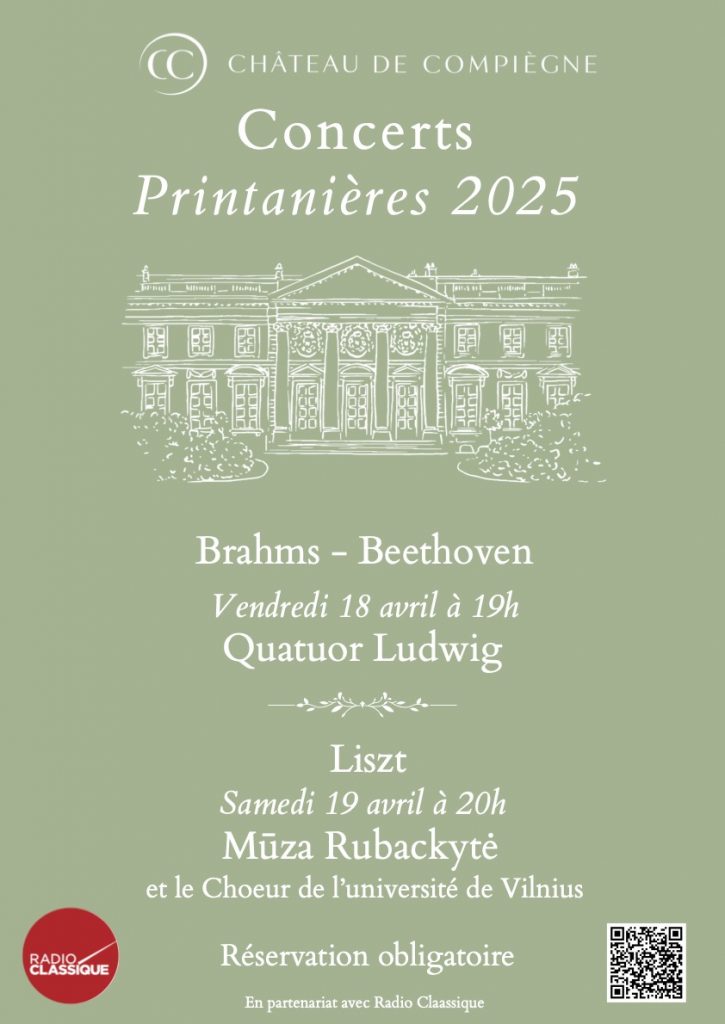 Affiche Printanières 2025 KEY VISUAL COMPIÈGNE