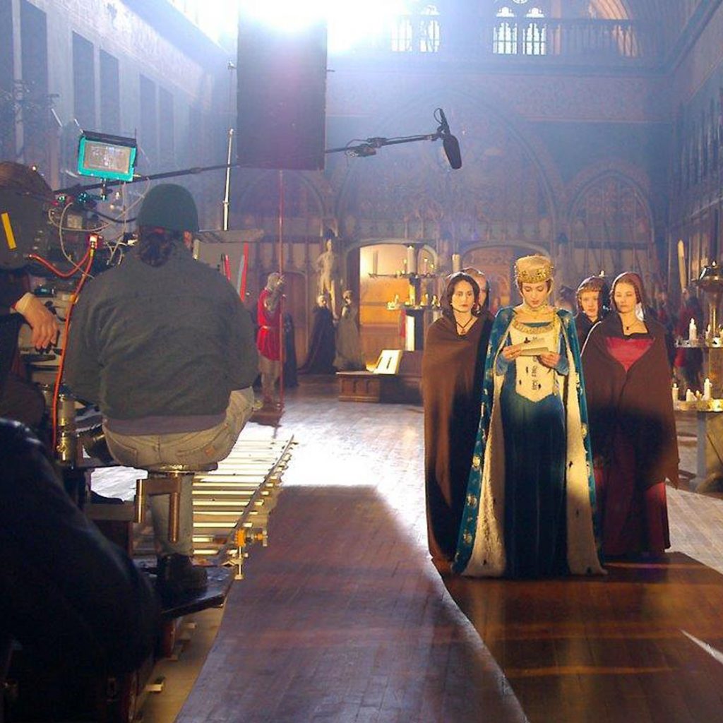 Dans les coulisses du cinéma key Visual salle des presses château de Pierrefonds Tournage